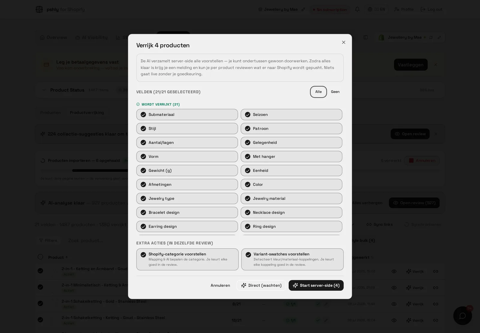 Bulk content workflow: 500 producten in een uur volledig SEO-klaar