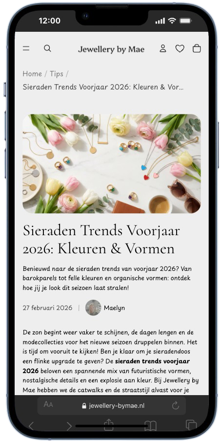 Blog: Sieraden Trends Voorjaar 2026